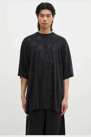 Vetements T-shirt bawełniany Iced-Out Oversized męski kolor wzorzysty UA66TR900B