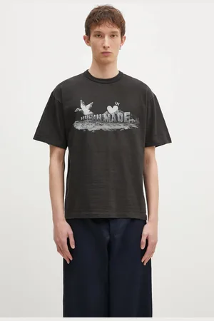 HUMAN MADE T-shirt bawełniany Graphic męski kolor z nadrukiem HM28TE014