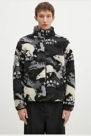HUMAN MADE Kurtka Animal Fleece Jacket męska kolor przejściowa HM28JK038