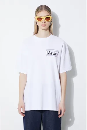 ARIES Longsleeve bawełniany Temple LS Tee kolor z nadrukiem