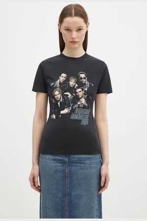 Vetements T-shirt Backstreetboys Fitted Hourglass damski kolor WA66TR600B