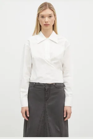 OUR LEGACY Koszula bawełniana Nannas Shirt damska kolor regular z kołnierzykiem klasycznym W4242NW