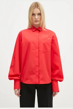 Sportmax Koszula bawełniana Gesso damska kolor regular z kołnierzykiem klasycznym 2422116023600