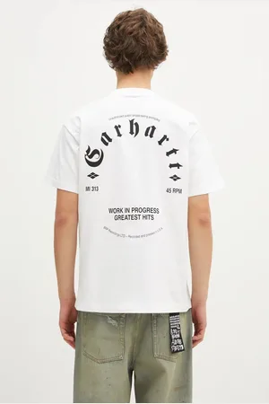 Carhartt T-shirt bawełniany Greatest Hits męski kolor z nadrukiem I034394.00AXX