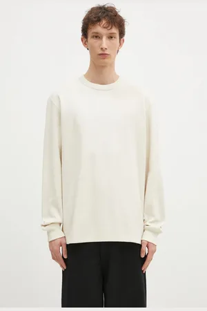 Filson Bluza bawełniana Waffle Knit Thermal Crew męska kolor gładka FMTEE0012