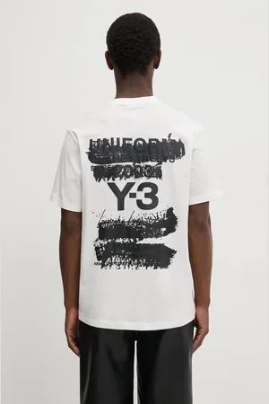 Y-3 T-shirt bawełniany Graphic SS Tee kolor z nadrukiem JM7815
