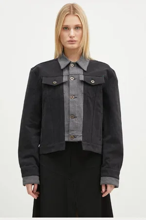 J.W.Anderson Kurtka jeansowa Layered Denim Jacket damska kolor przejściowa oversize DJ0034.PG1657.938
