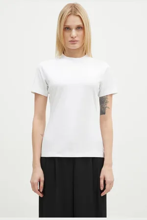 Vetements T-shirt Embroidered Logo Fitted Hourglass damski kolor WA66TR630W