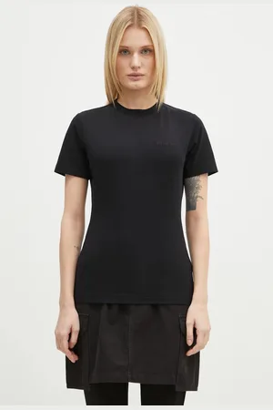 Vetements T-shirt Embroidered Logo Fitted Hourglass damski kolor WA66TR630B