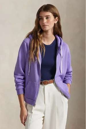 Ralph Lauren Bluza damska kolor z kapturem gładka 211943008