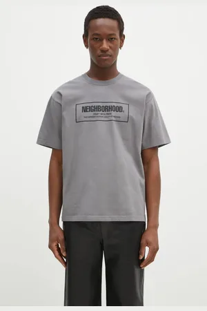 NEIGHBORHOOD T-shirt bawełniany Tee SS - 1 męski kolor z nadrukiem 242PCNH.ST01
