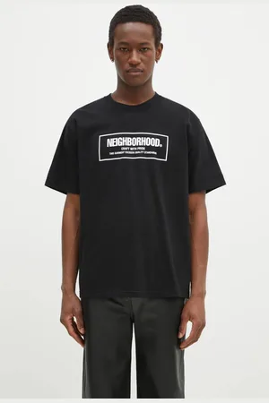 NEIGHBORHOOD T-shirt bawełniany Tee SS - 1 męski kolor z nadrukiem 242PCNH.ST01