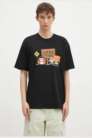 AAPE T-shirt bawełniany r Universe męski kolor z nadrukiem AAPTEM1573XXN