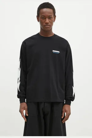 NEIGHBORHOOD Longsleeve bawełniany kolor z nadrukiem 242PCNH.LT16