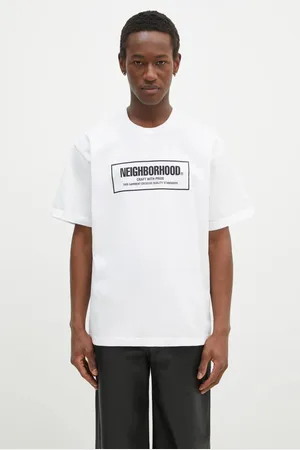 NEIGHBORHOOD T-shirt bawełniany Tee SS - 1 męski kolor z nadrukiem 242PCNH.ST01
