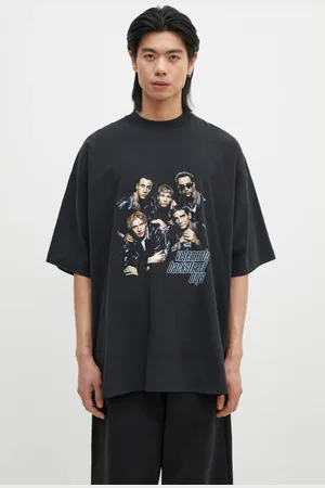 Vetements T-shirt bawełniany Backstreetboys Oversized kolor z nadrukiem UA66TR620B