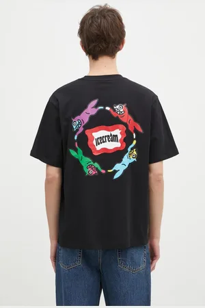 ICECREAM T-shirt bawełniany Roundabout męski kolor z nadrukiem IC24460