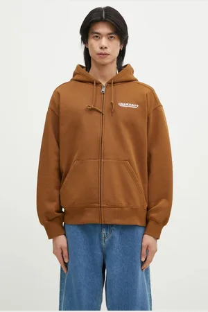 Carhartt Bluza Hooded Runaway Sweat Jacket męska kolor z kapturem z nadrukiem I034414.2IQ06
