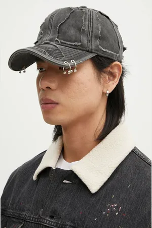 Vetements Czapka z daszkiem Destroyed Logo kolor melanżowa UA66CA160B