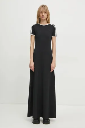 adidas Sukienka Cali Tee Dress kolor maxi rozkloszowana JD5474