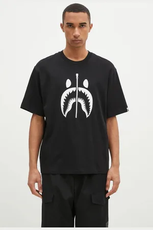 A Bathing Ape T-shirt bawełniany Shark Tee #1 męski kolor z nadrukiem 1K70110311