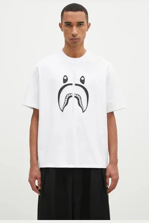 A Bathing Ape T-shirt bawełniany Shark Tee #1 męski kolor z nadrukiem 1K70110311
