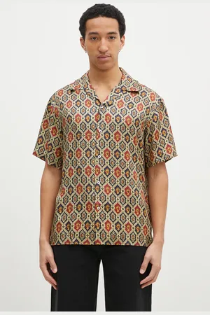 Drôle de Monsieur Koszula La Chemise Ornements męska kolor relaxed F-SH198-VI015-NY