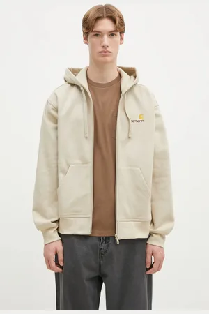 Carhartt Bluza Hooded American Script Jacket męska kolor z kapturem gładka I033063.2LPXX