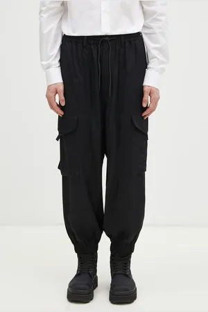 Y-3 Spodnie Rayon Twill Pant męskie kolor w fasonie cargo JN4872