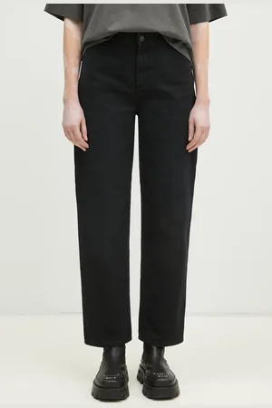Carhartt Spodnie bawełniane Pierce Pant Straight kolor fason cargo high waist I034323.894O