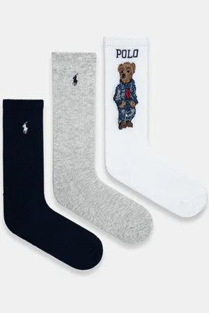 Ralph Lauren Skarpetki 3-pack damskie kolor 455882850