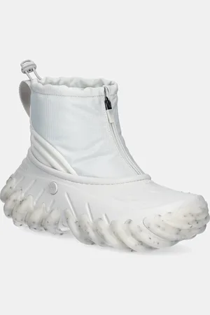 Crocs Buty Echo Boot Z Shield damskie kolor na płaskim obcasie lekko ocieplone 210315