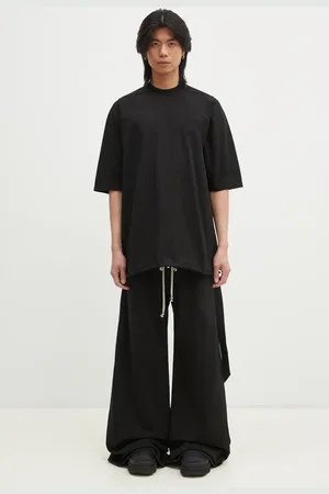 Rick Owens Rick Owens t-shirt bawełniany Jumbo Ss T męski kolor gładki DU01E3274.RIG