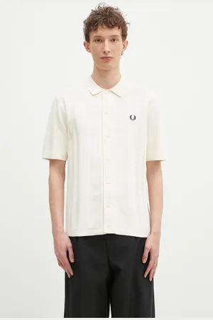 Fred Perry Koszula bawełniana męska kolor regular z kołnierzykiem klasycznym K9727.560