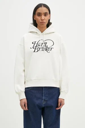Carhartt Bluza Hooded Harttbreaker Sweat damska kolor z kapturem z nadrukiem I034418.D6XX