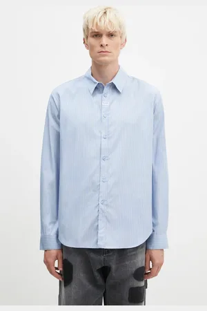 MARTINE ROSE Koszula bawełniana Classic Shirt kolor relaxed z kołnierzykiem klasycznym 401WS02509