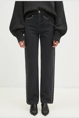 ROTATE Jeansy 0 damskie high waist 1140032998
