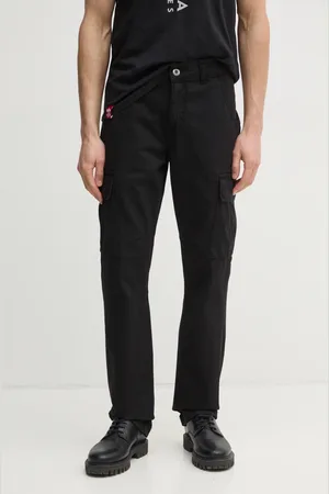 Alpha Industries Spodnie bawełniane Agent Pant kolor w fasonie cargo 158205.03
