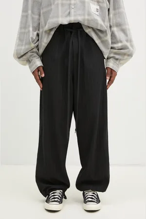 Maison Mihara Yasuhiro Spodnie wełniane Wide Trousers kolor A14PT032