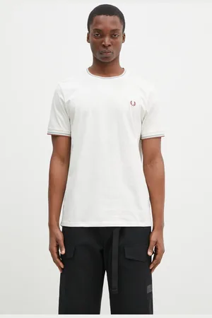 Fred Perry T-shirt bawełniany męski kolor gładki M1588.Y20