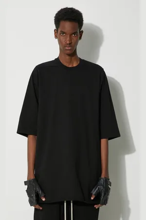 Rick Owens Rick Owens t-shirt bawełniany Jumbo T-Shirt męski kolor gładki DU01D1274.RIG.09