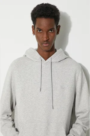 Woolrich Bluza Logo Script Hoodie męska kolor z kapturem melanżowa CFWOSW0224MRUT3684