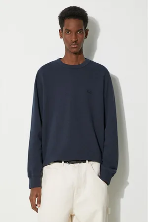 Woolrich Bluza Logo Script Crewneck męska kolor gładka CFWOSW0225MRUT3684