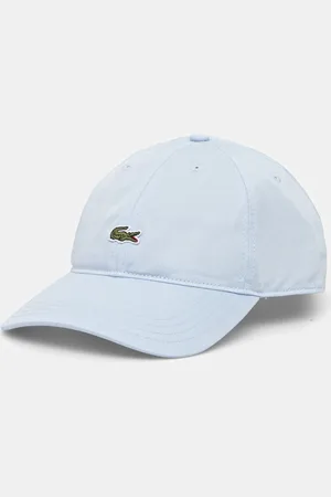Lacoste Czapka z daszkiem bawełniana kolor z aplikacją