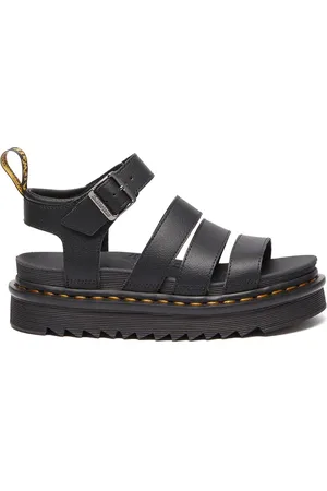 Dr. Martens Sandały skórzane Blaire damskie kolor na platformie DM31520001