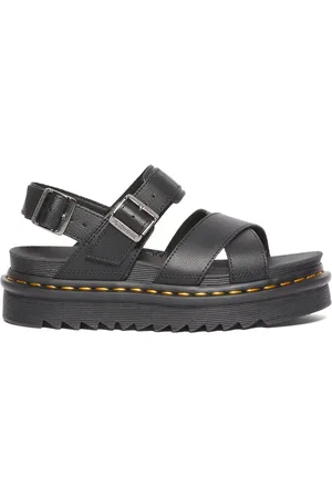 Dr. Martens Sandały skórzane Voss II damskie kolor na platformie DM31558001