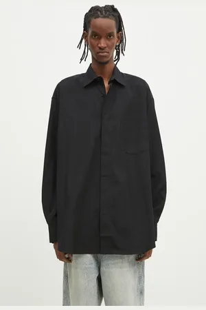 Vetements Koszula bawełniana Monogram Classic męska kolor relaxed z kołnierzykiem klasycznym UA66SH400B