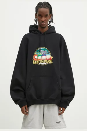 Vetements Bluza Southpark Oversized męska kolor z kapturem z nadrukiem UA66HD670B