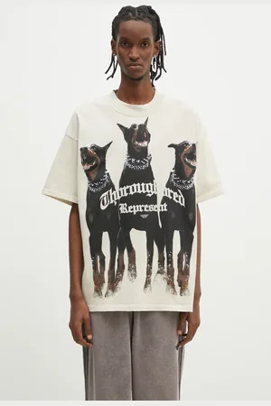 Represent T-shirt bawełniany Thoroughbred męski kolor z nadrukiem MLM41135.002