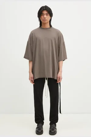 Rick Owens Rick Owens t-shirt bawełniany Tommy T męski kolor gładki DU01E3259.RN